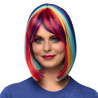 Paruka multicolor dámská krátká